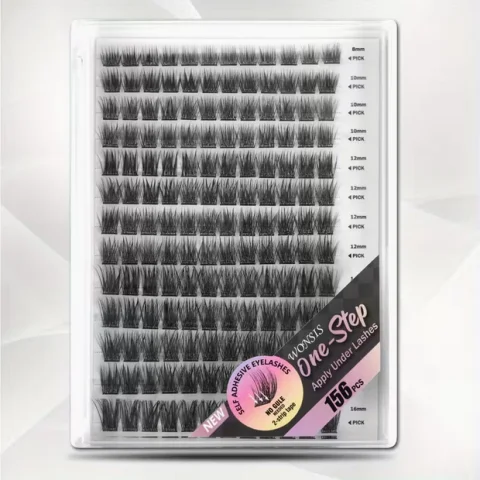 Självhäftande Falska Ögonfransar Set