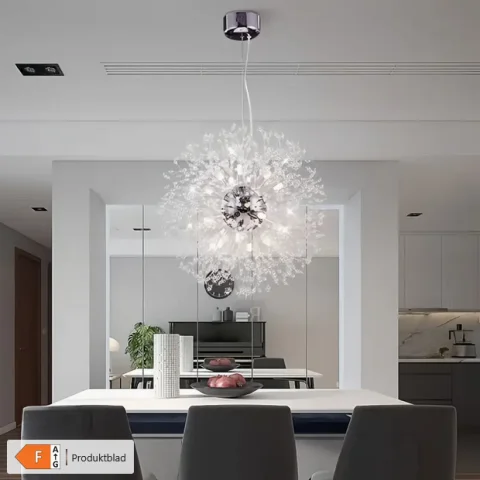 Elegant & Modern Maskroskristallarmatur