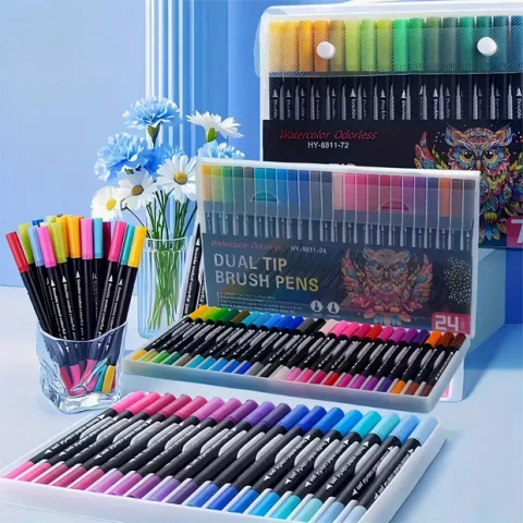 Double-Ended Marker Akvarellmålarpenna