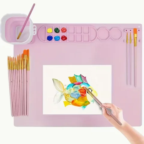 Silikonmålningsmatta