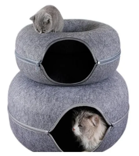 Mysigt och Interaktivt Hus för Katter